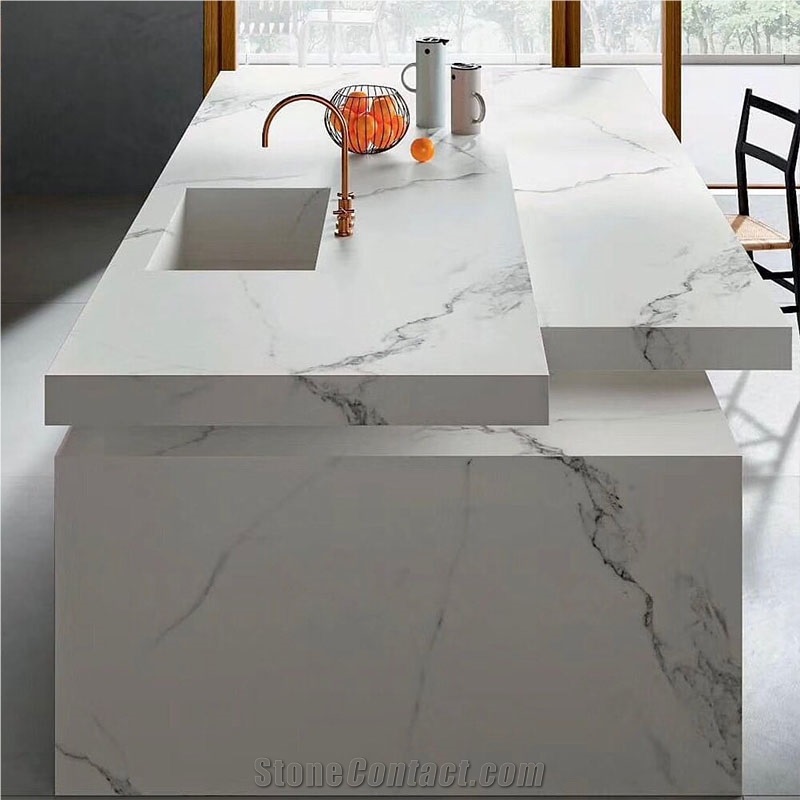 Luxury Italian Unique Design Calacatta White Marble
